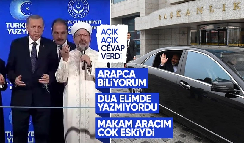 Ali Erbaş'ın AUDİ A8 Marka Araç İddiaları Hakkındaki İlk Açıklaması