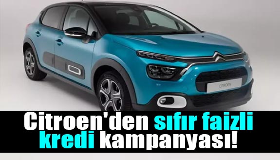 Citroën Mayıs Ayına Özel SIFIR FAİZ Kampanyası
