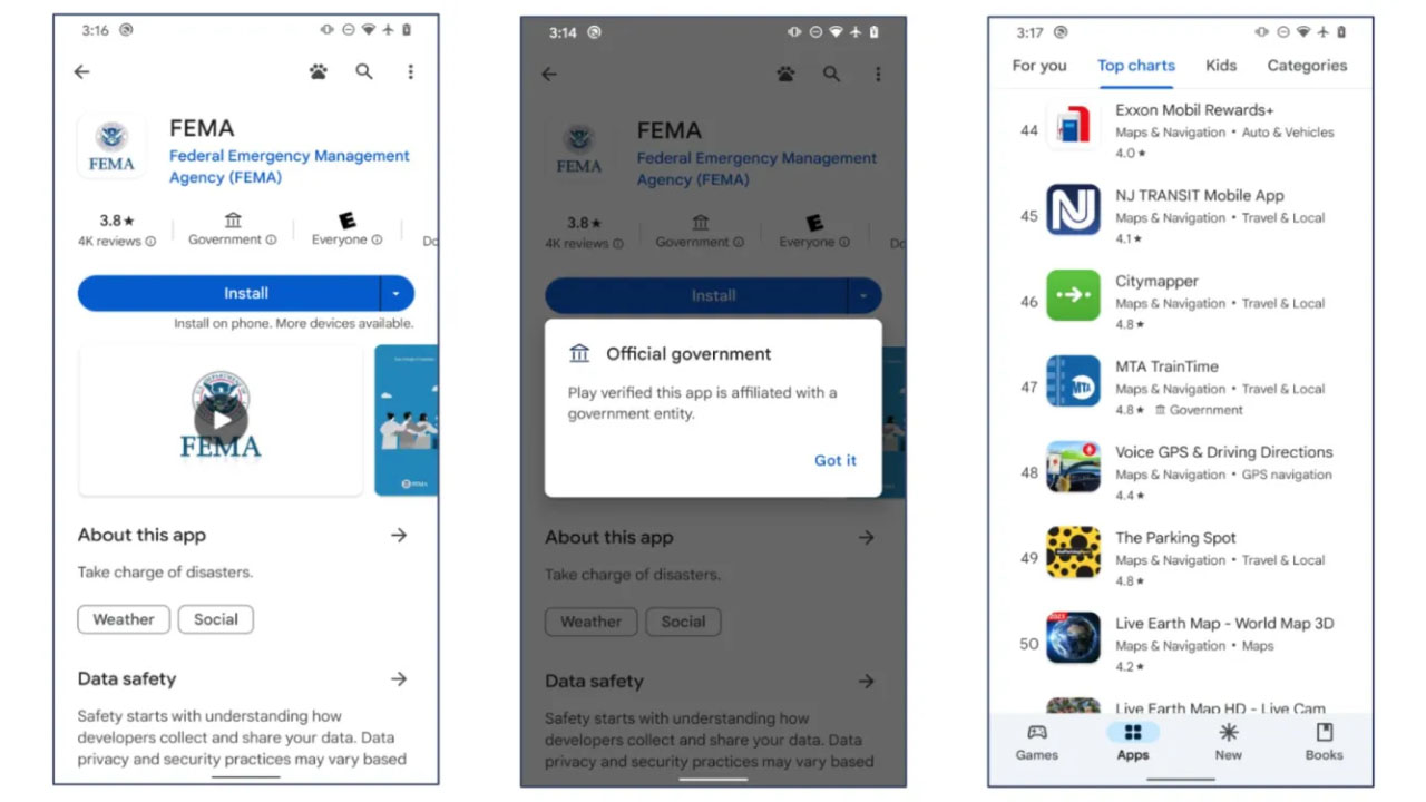 Google Play Store’daki Devlet Uygulamalarına Özel Rozet