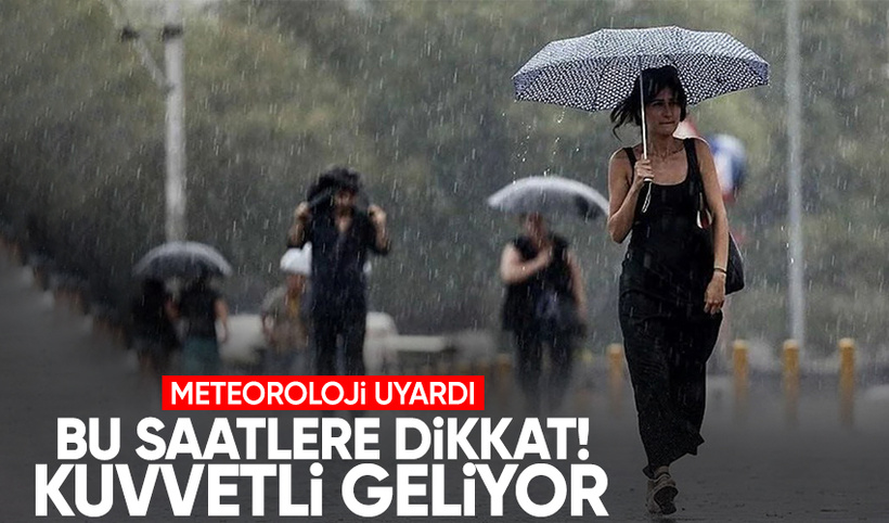 İç Anadolu ve Batı Karadeniz İçin Kuvvetli Yağış Uyarısı