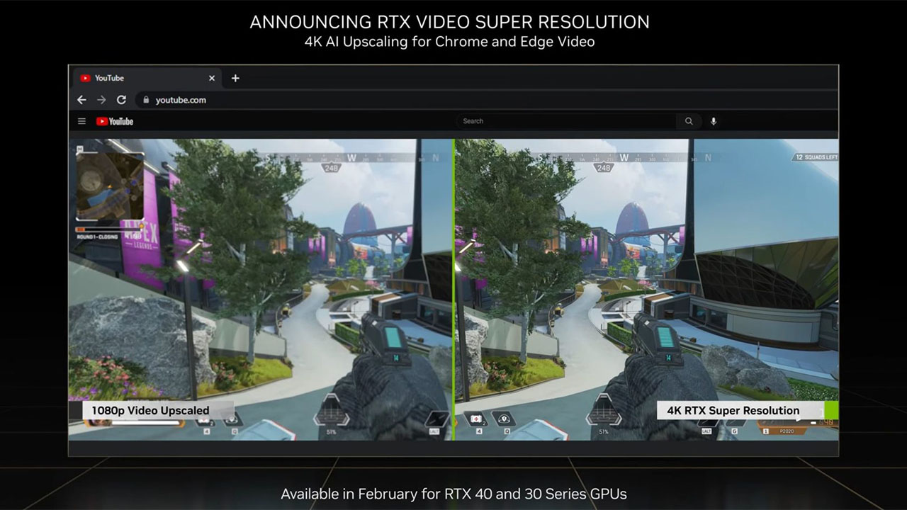 Nvidia RTX Video Super Resolution, RTX 20 serisine de geldi