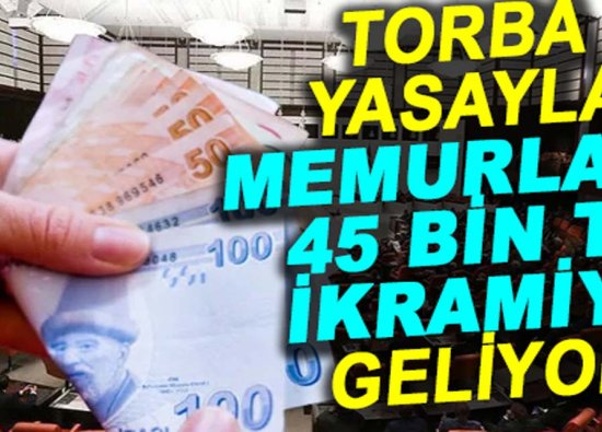 AK Parti’den Tüm Memurlara Büyük Destek: Torba Yasayla 45 Bin TL İkramiye Geliyor