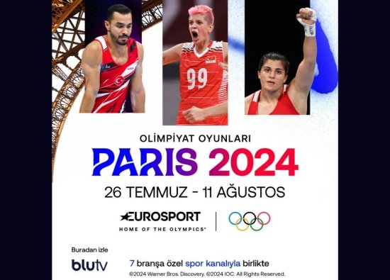 Eurosport ile BluTV, Paris 2024 Olimpiyat Oyunları’nı Türkiye’ye taşıyor