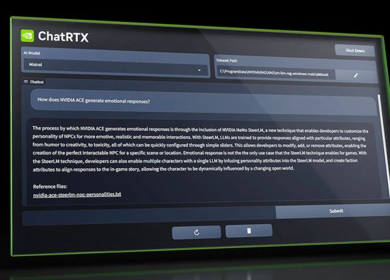 Nvidia'nın ChatRTX Sistemi İçin Yeni Destekler Getirmesi