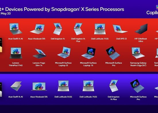 Snapdragon X İşlemcili İlk Copilot+ PC Modelleri Tanıtıldı