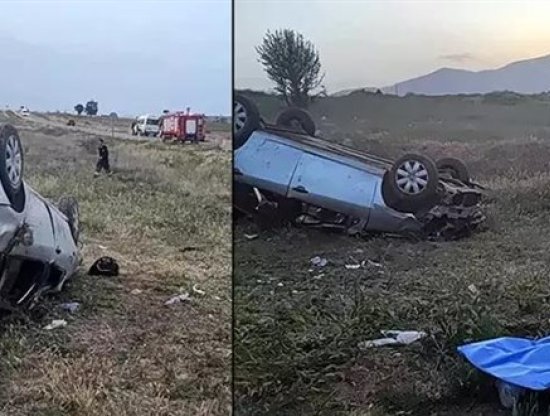 Antalya'da Otomobil Takla Attı: 2 Ölü, 3 Yaralı