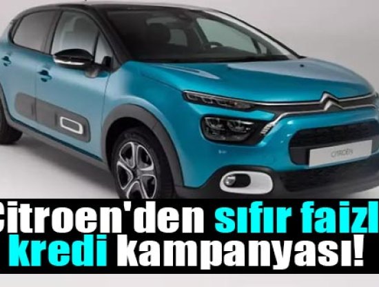 Citroën Mayıs Ayına Özel SIFIR FAİZ Kampanyası