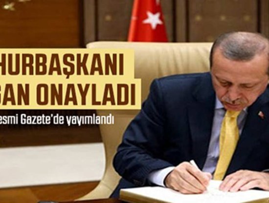 Cumhurbaşkanı Erdoğan'dan gece yarısı atama ve görevden alma kararları