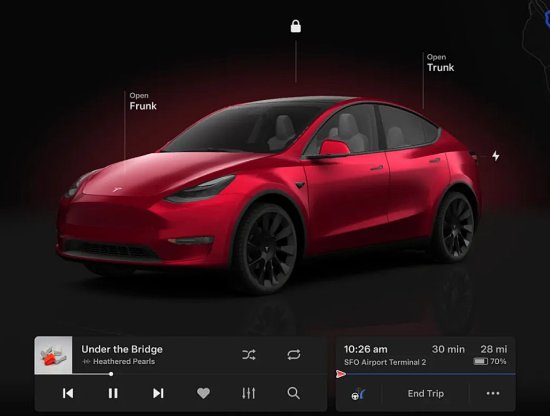 Tesla'nın Yeni Araç Özellikleri ve Yazılım Arayüzü