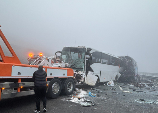 Kuzey Marmara Otoyolu Zincirleme Otobüs Kazası