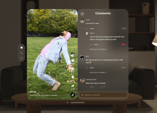 TikTok, Apple Vision Pro uygulamasını yayınladı