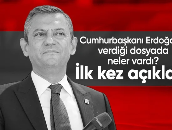 CHP Genel Başkanı Özgür Özel, Cumhurbaşkanı Erdoğan'a sunduğu dosyayı açıkladı