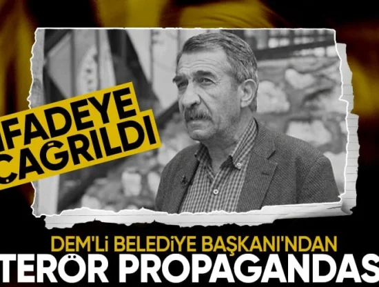 DEM Partili Tunceli Belediye Başkanı'na terör örgütü propagandasından soruşturma