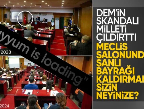 Diyarbakır'da DEM'den skandal hareket! Belediye meclis salonundan Türk bayrağı kaldırıldı, tepkiler büyüyor