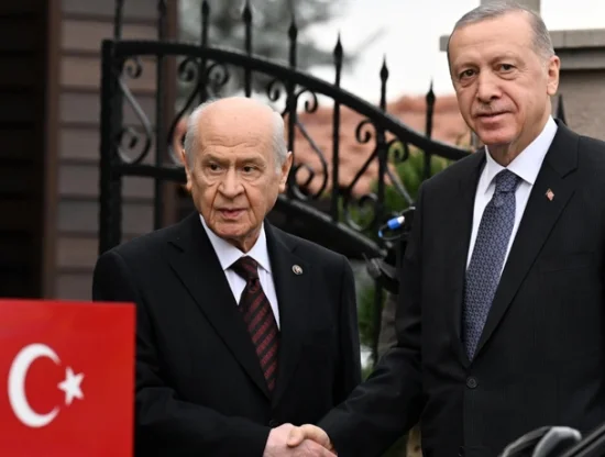 Erdoğan'dan Bahçeli'ye Destek