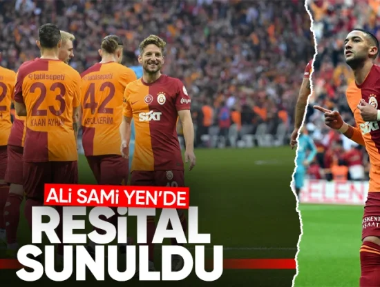 Galatasaray, Sivasspor'u Sahasında 6 Golle Geçerek Galibiyetini Kutladı